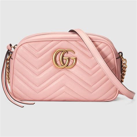 pink gucci disco bag on person|gucci pink marmont bag.